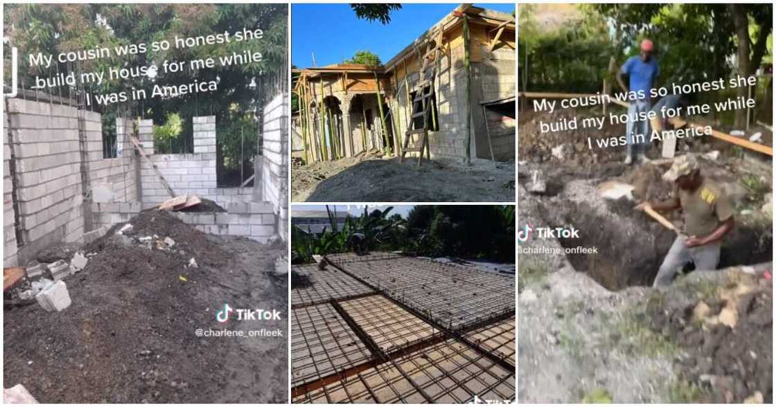 Man in America, cousin, house Man in America, cousin, house