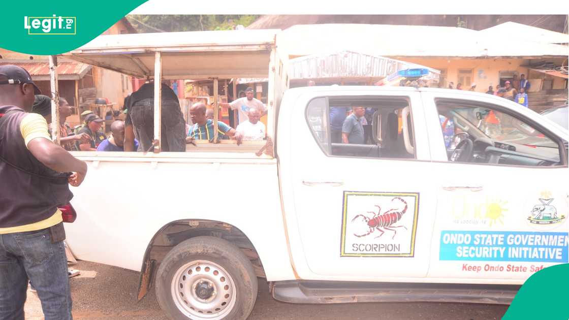 Motar jami'an tsaro a Ondo Motar jami'an tsaro a Ondo