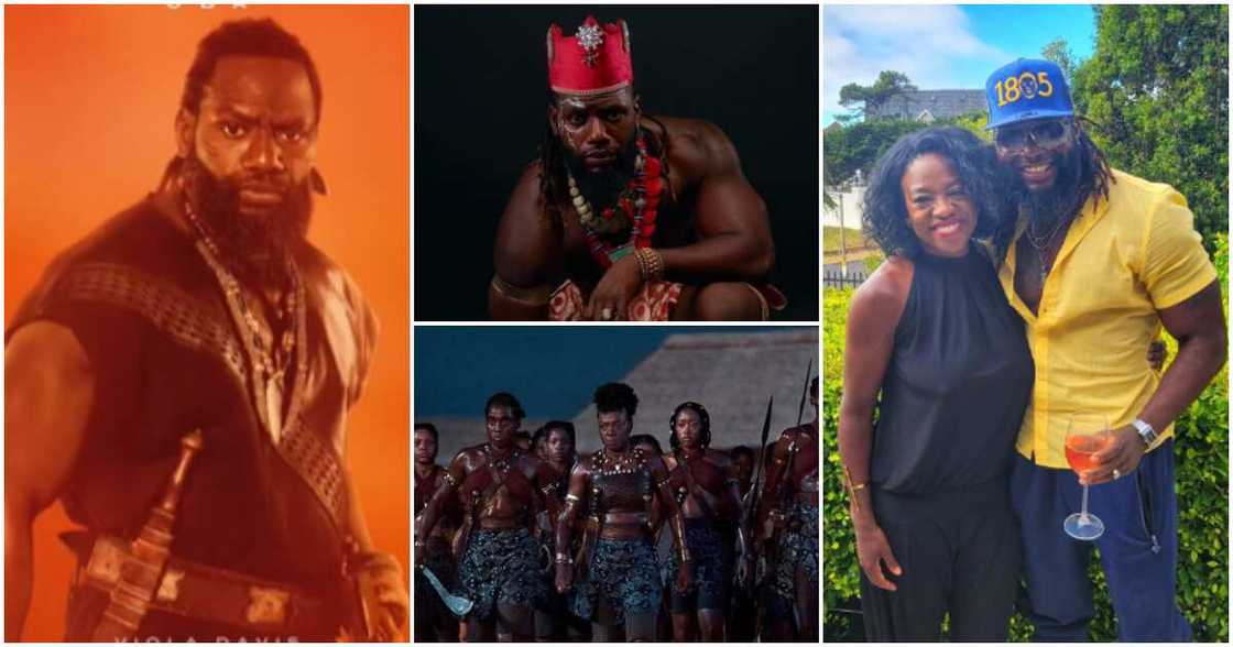 Photos of Jimmy Odukoya, Viola Davis on set of Woman King Photos of Jimmy Odukoya, Viola Davis on set of Woman King
