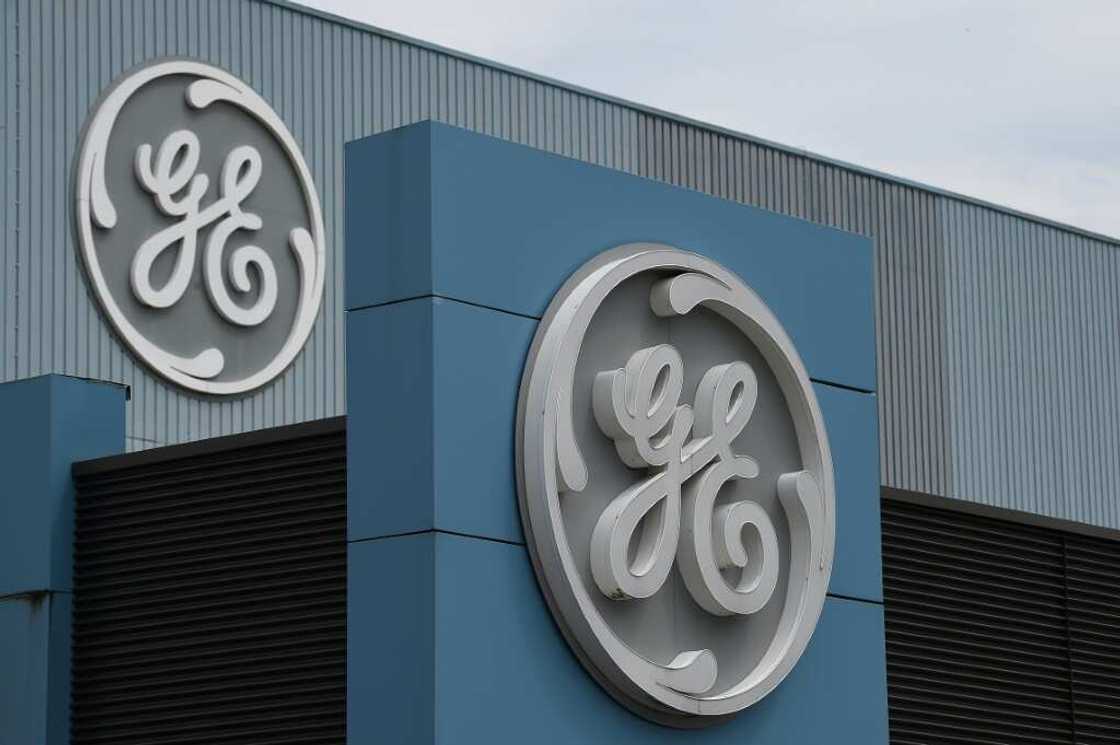 The logo of US giant General Electric in Belfort, eastern France, on June 3, 2019. General Electric is breaking up into three entities as of April 2, 2024 The logo of US giant General Electric in Belfort, eastern France, on June 3, 2019. General Electric is breaking up into three entities as of April 2, 2024