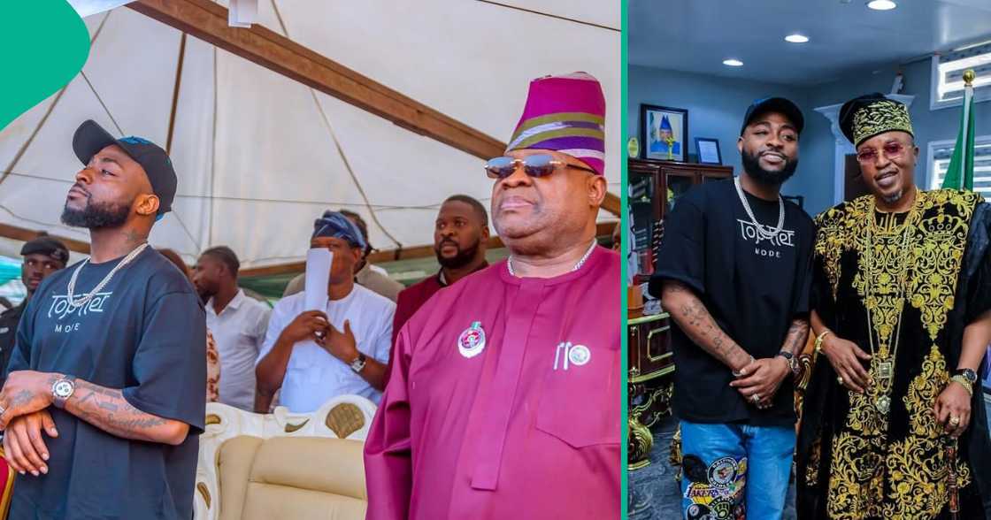 Davido in Osun. Davido in Osun.