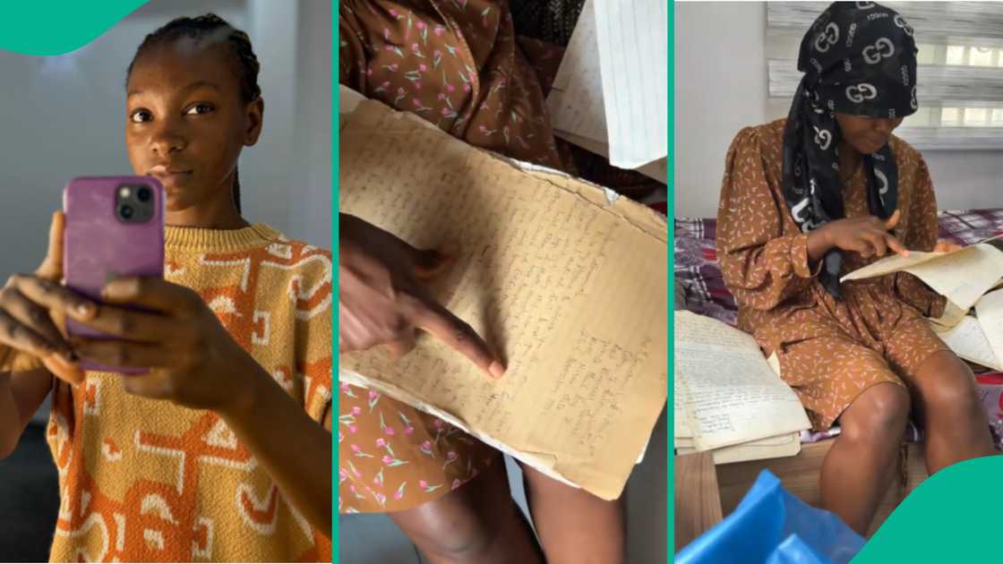 Lady finds love letters mum sent to her dad in 1990s requesting N900 and money for cream