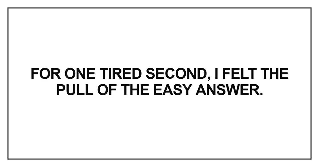 For one tired second For one tired second