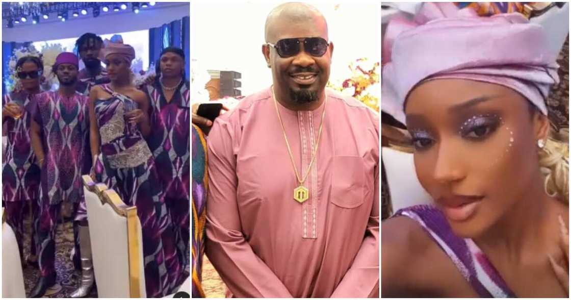 Don Jazzy's mother's burial, Ayra Starr's silver boots. Don Jazzy's mother's burial, Ayra Starr's silver boots.