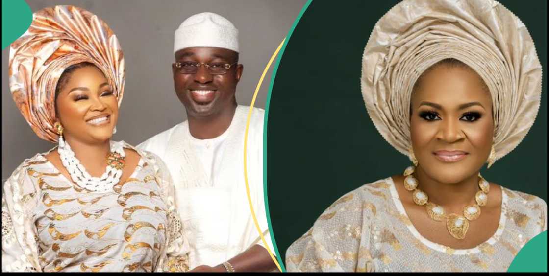 Kazim Adeoti and Mercy Aigbe, Mercy Aigbe's husband's first wife Kazim Adeoti and Mercy Aigbe, Mercy Aigbe's husband's first wife