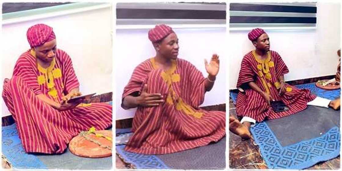 An Ibadan native doctor has attracted attention online with his neat appearance unlike what is seen in Nollywood movies An Ibadan native doctor has attracted attention online with his neat appearance unlike what is seen in Nollywood movies
