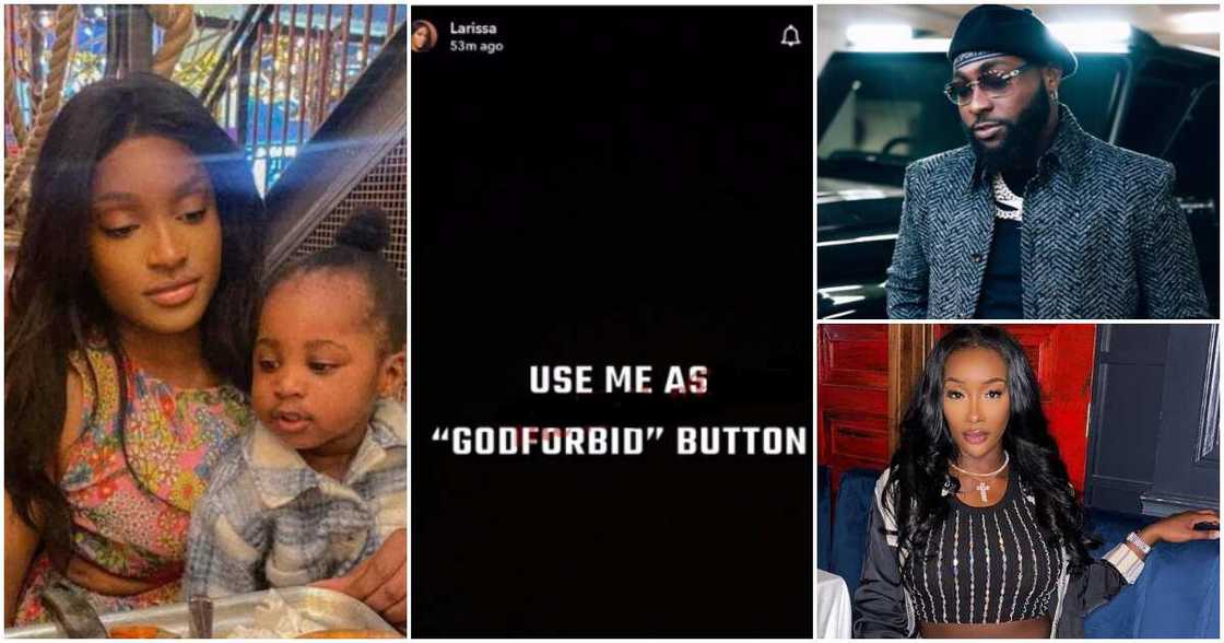 Davido's 4th baby mama Larissa London speaks on pregnant Anita Brown drama. Davido's 4th baby mama Larissa London speaks on pregnant Anita Brown drama.