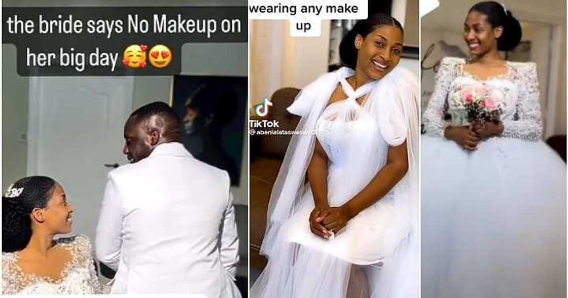 Beautiful bride, no makeup, stunning Beautiful bride, no makeup, stunning