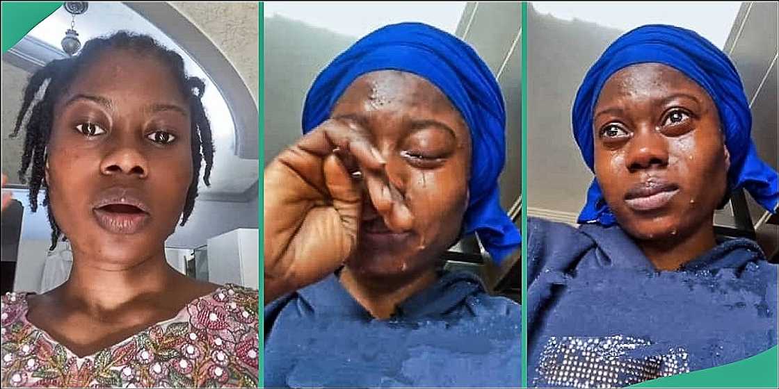 Lady in tears as her visa gets approved