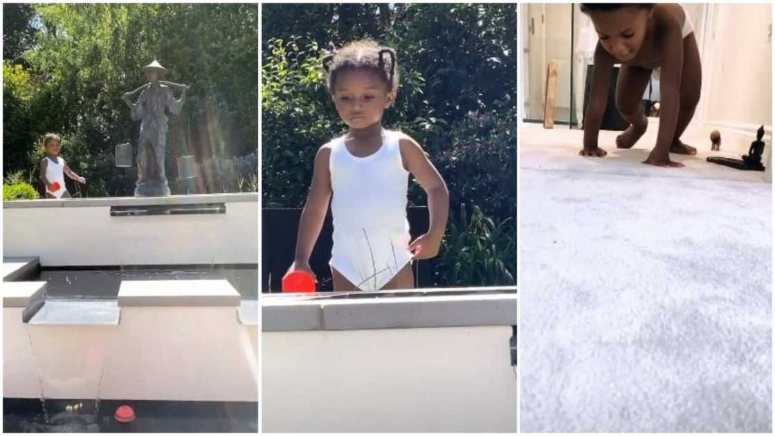 Wizkid shares adorable video of his son Zion playing by waterfall Wizkid shares adorable video of his son Zion playing by waterfall