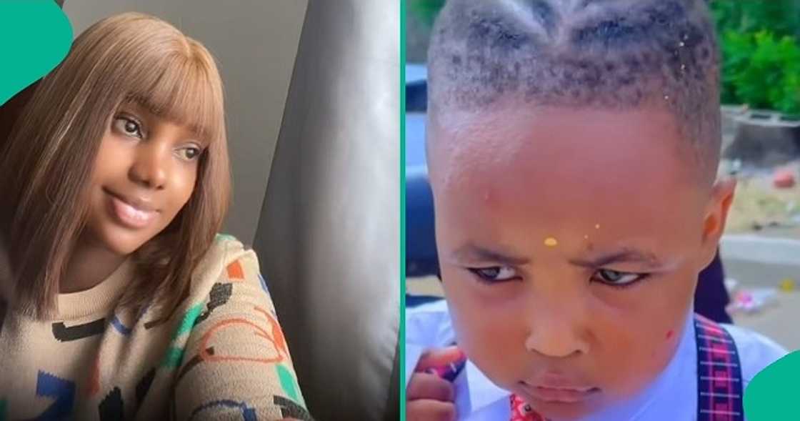 Little boy in pain as aunt arrives to pick him up with okada. Little boy in pain as aunt arrives to pick him up with okada.