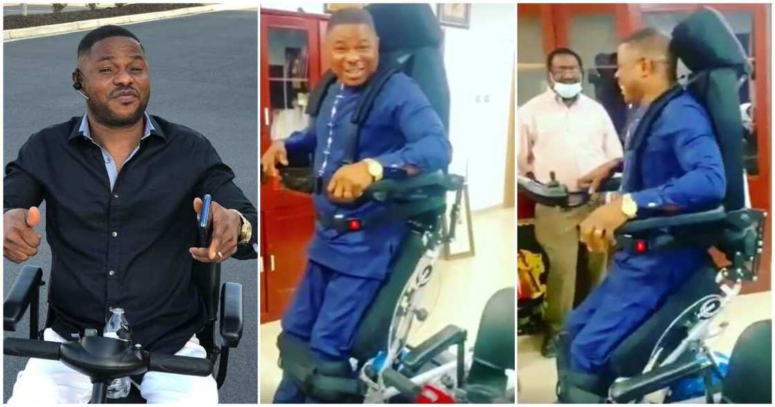Gospel musician Yinka Ayefele stands on his feet again, fans react (video) Gospel musician Yinka Ayefele stands on his feet again, fans react (video)