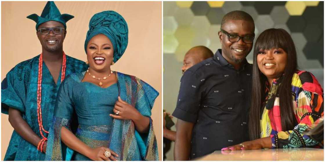 Funke's hubby is a songwriter Funke's hubby is a songwriter