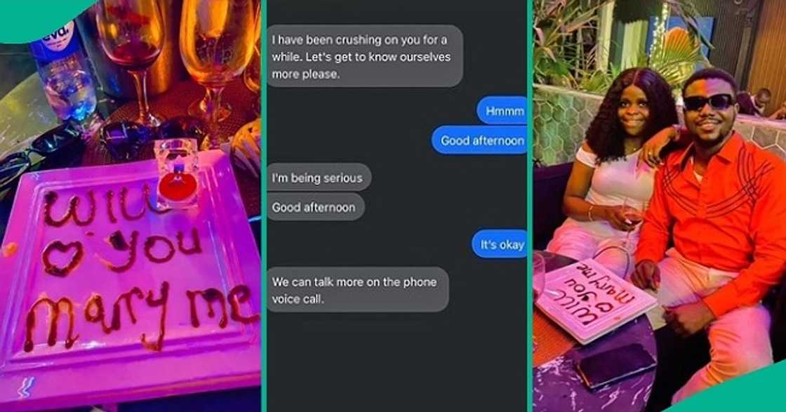 Lady posts romantic chat with Facebook friend turned husband. Lady posts romantic chat with Facebook friend turned husband.