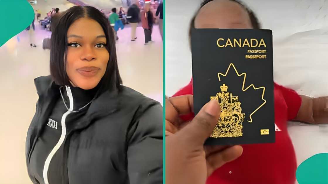 Nigerian woman trends as her baby becomes a Canadian citizen at 4 months Nigerian woman trends as her baby becomes a Canadian citizen at 4 months