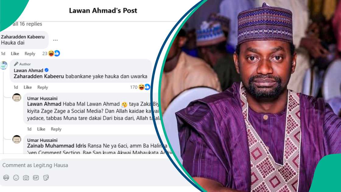 Lawan Ahmad ya fara rigima da masu sukar shirinsa na Izzar So wanda ya shafe shekaru 5 yana haskawa Lawan Ahmad ya fara rigima da masu sukar shirinsa na Izzar So wanda ya shafe shekaru 5 yana haskawa