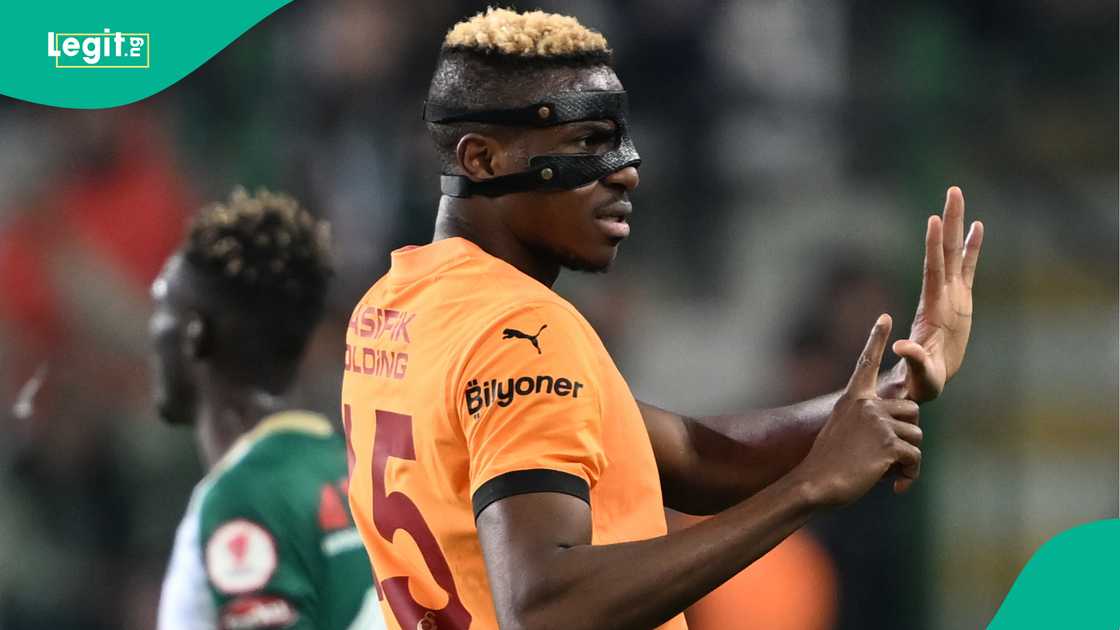 Victor Osimhen, Galatasaray, Bodrum FK, Rams Park, Istanbul, Turkiye, Super Lig. Victor Osimhen, Galatasaray, Bodrum FK, Rams Park, Istanbul, Turkiye, Super Lig.