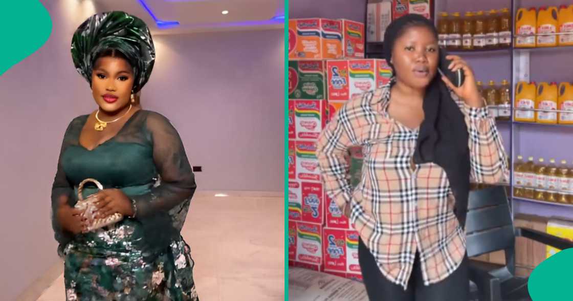A Nigerian lady who posted she needed a man to be feeding shares over 100 DMs in a viral TikTok video. A Nigerian lady who posted she needed a man to be feeding shares over 100 DMs in a viral TikTok video.