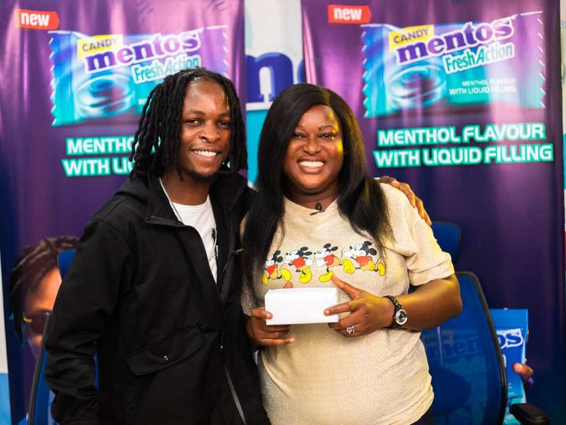 Laycon, BBN winner rewards winners with Phones for Mentos Fresh Action Candy