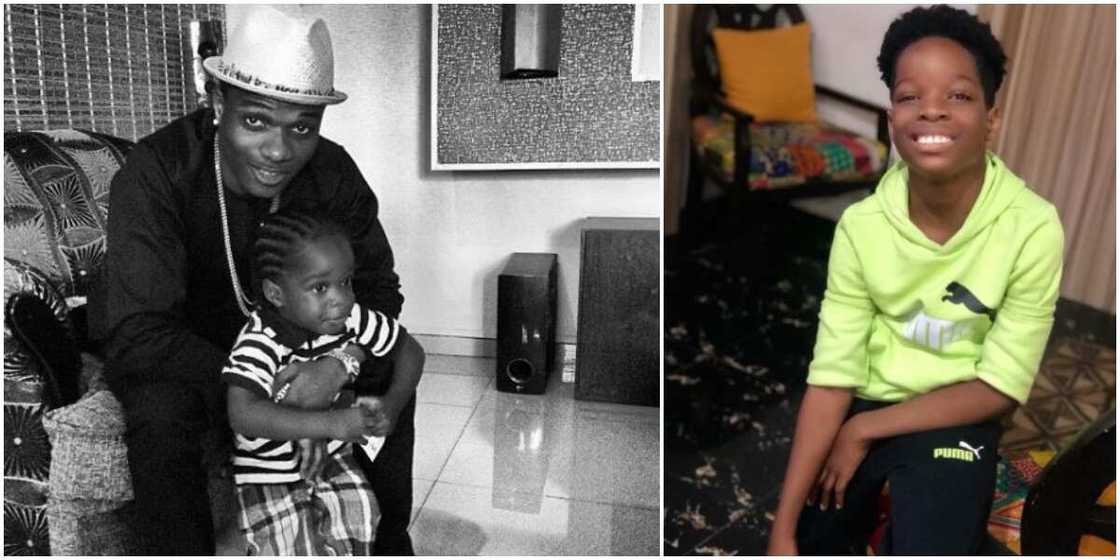 Just Like Yesterday: Fans Gush Over Adorable Throwback Photo of Wizkid With His First Son Tife