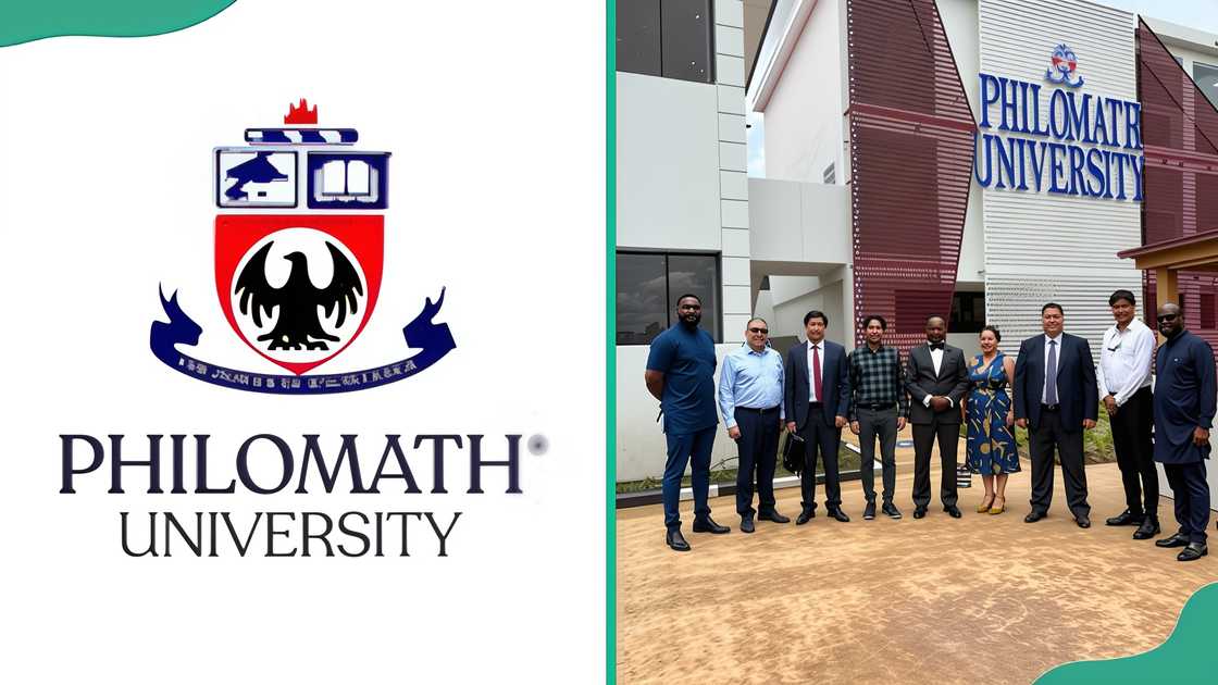 Philomath University logo. Philomath University staff