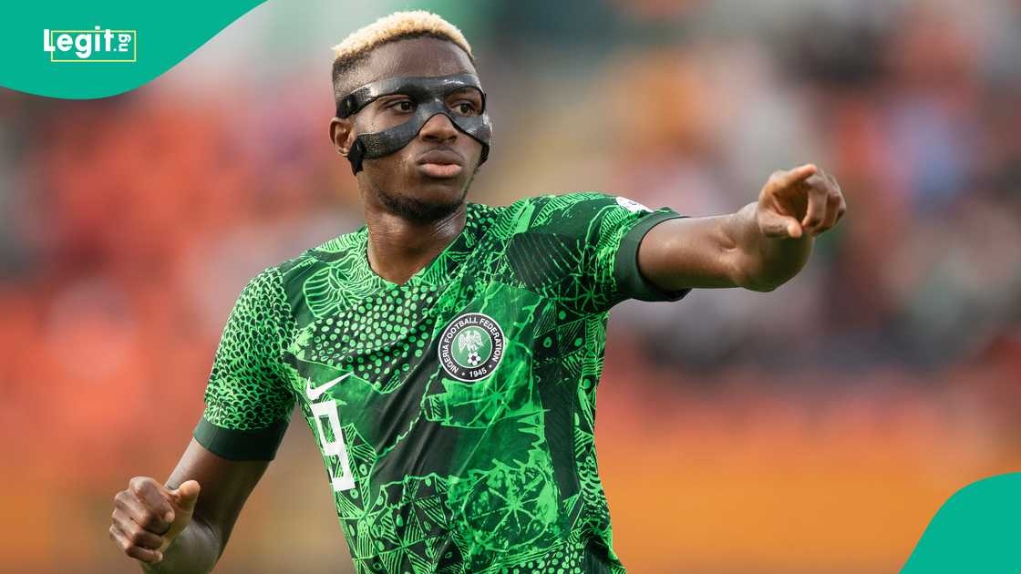 Victor Osimhen has scored three goals in two matches for the Super Eagles of Nigeria in their World Cup qualifiers. Victor Osimhen has scored three goals in two matches for the Super Eagles of Nigeria in their World Cup qualifiers.