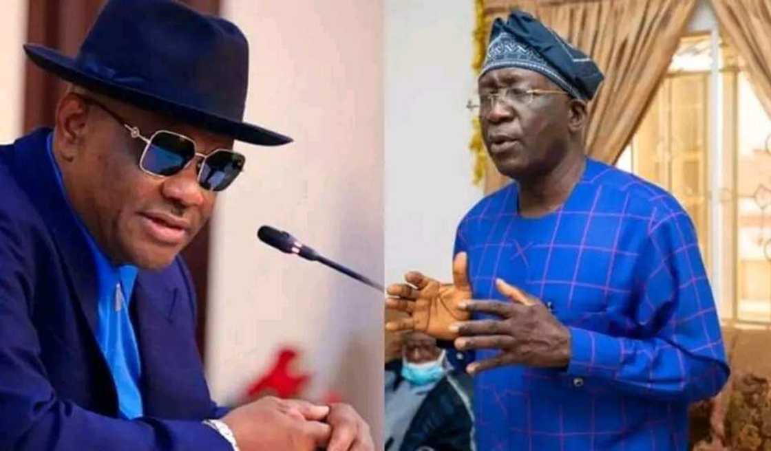 Gwamna Wike da Iyorchia Ayu. Gwamna Wike da Iyorchia Ayu.