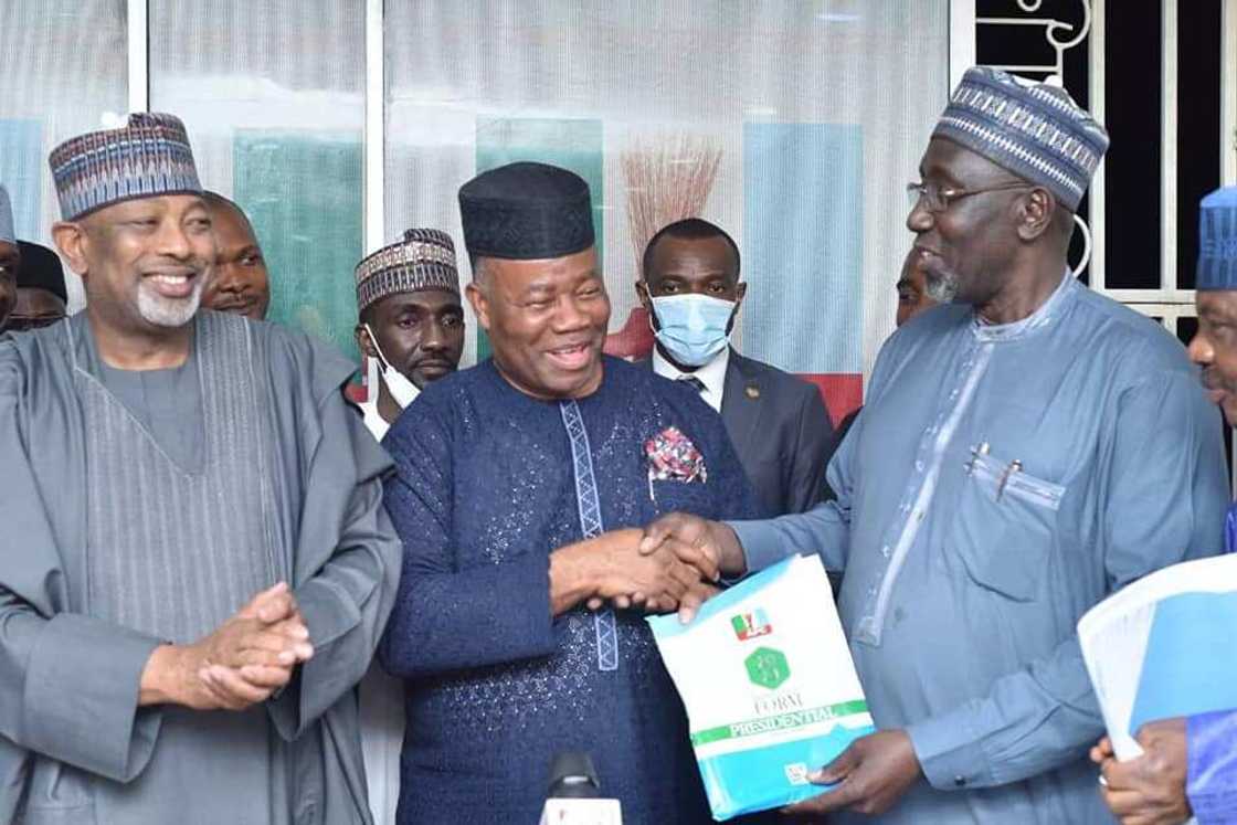 Godswill Obot Akpabio, Ex-Minister, Withdrawing from Presidential Race Godswill Obot Akpabio, Ex-Minister, Withdrawing from Presidential Race