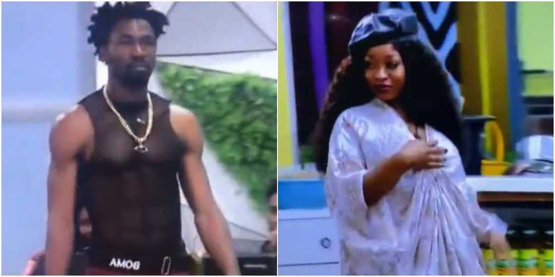 BBNaija: HoH Boma and deputy Jackie B BBNaija: HoH Boma and deputy Jackie B
