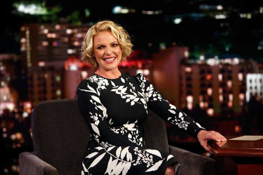 Katherine Heigl at the Jimmy Kimmel Live. Katherine Heigl at the Jimmy Kimmel Live.