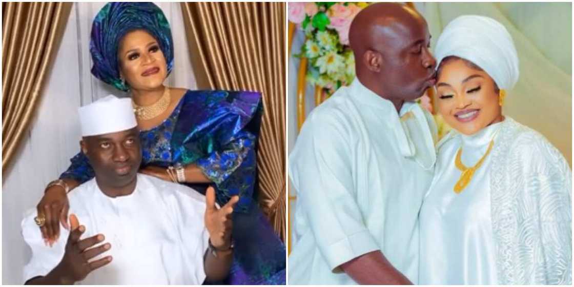 Kazim Adeoti and wife Kazim Adeoti and wife