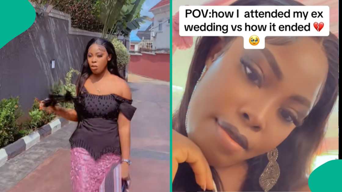 Lady in tears after attending her ex-boyfriend's wedding. Lady in tears after attending her ex-boyfriend's wedding.