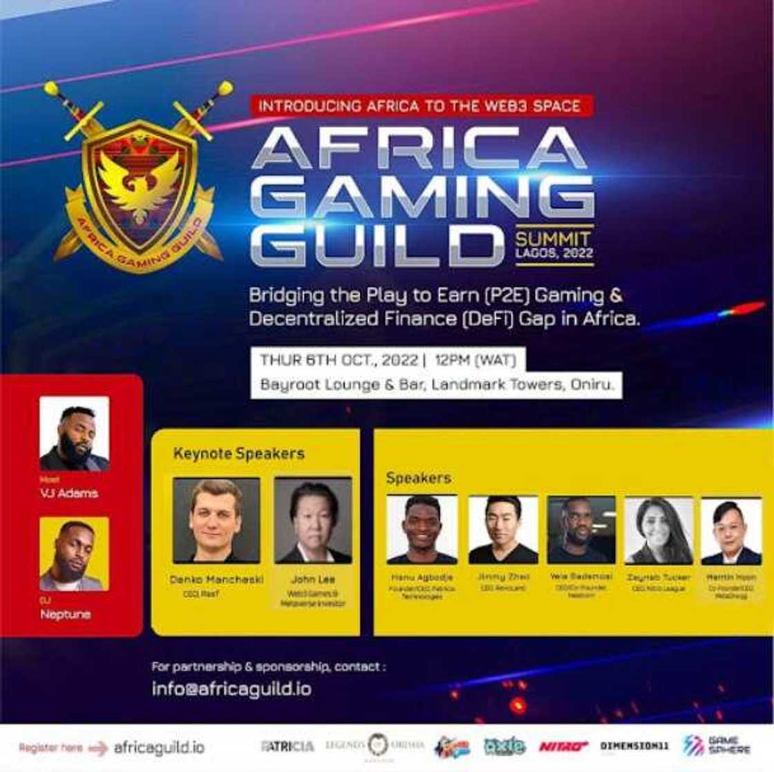 The African Gaming Guild Hosts a Summit to Grow the African Community of Play-to-Earn Gamers The African Gaming Guild Hosts a Summit to Grow the African Community of Play-to-Earn Gamers