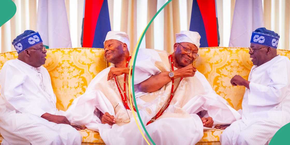 Tinubu hosts Awujale of Ijebuland in Lagos Tinubu hosts Awujale of Ijebuland in Lagos