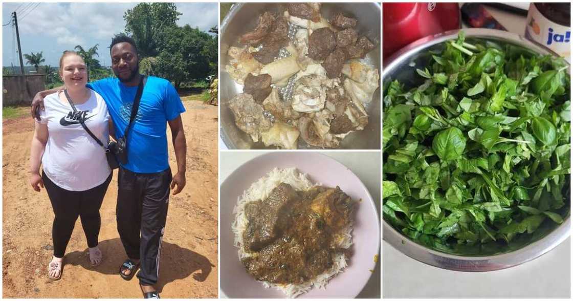 Baby_oku_Germany, ofe akwu, Oyinbo, don't call me Oyinbo, German lady Baby_oku_Germany, ofe akwu, Oyinbo, don't call me Oyinbo, German lady