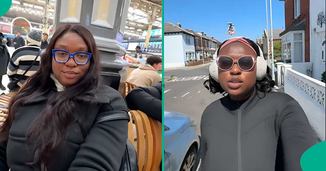 A Nigerian lady working in the UK broke down her daily expenses in a viral video