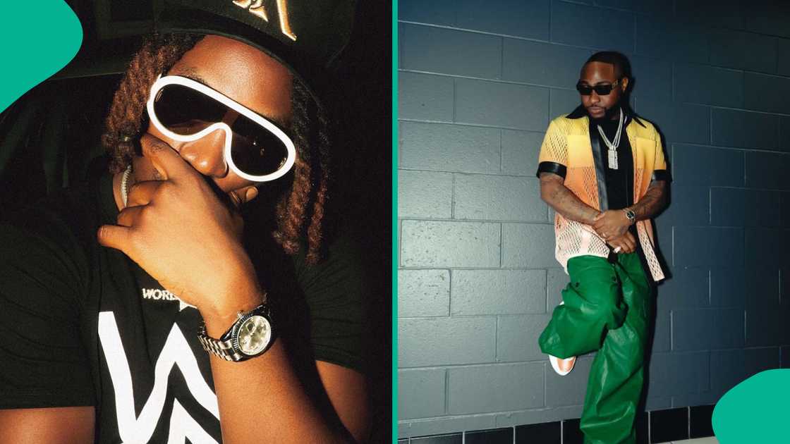 Dammy Krane taunts Davido. Dammy Krane taunts Davido.