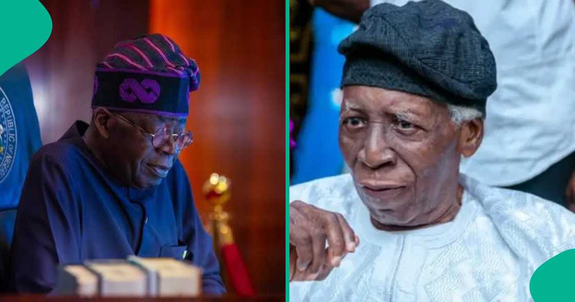 Shugaba Tinubu, Dr. Victor Omololu Olunloyo. Shugaba Tinubu, Dr. Victor Omololu Olunloyo.