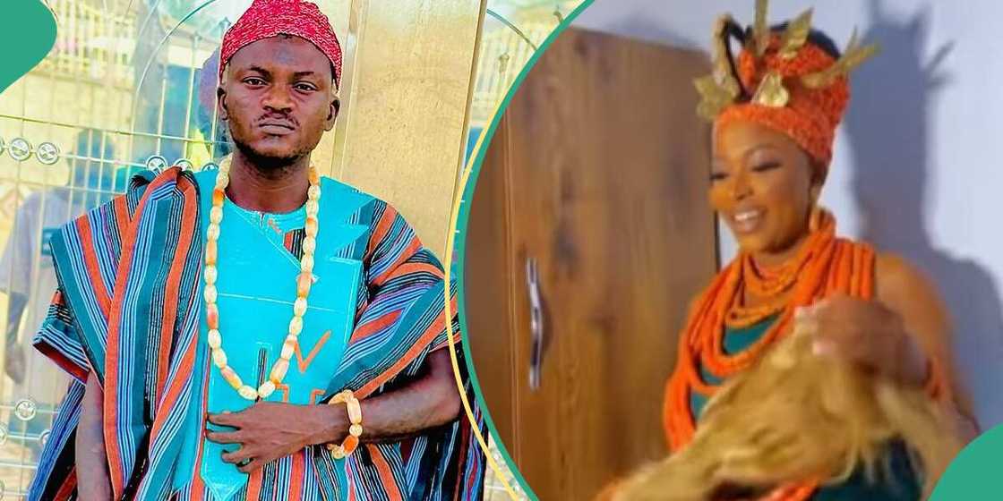 Portable calls Ashabi his wife. Portable calls Ashabi his wife.