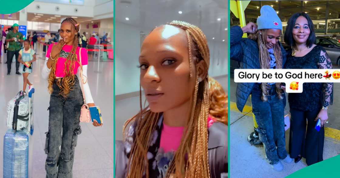 Nigerian lady relocates to America to reunite with her mum after 21 years apart Nigerian lady relocates to America to reunite with her mum after 21 years apart