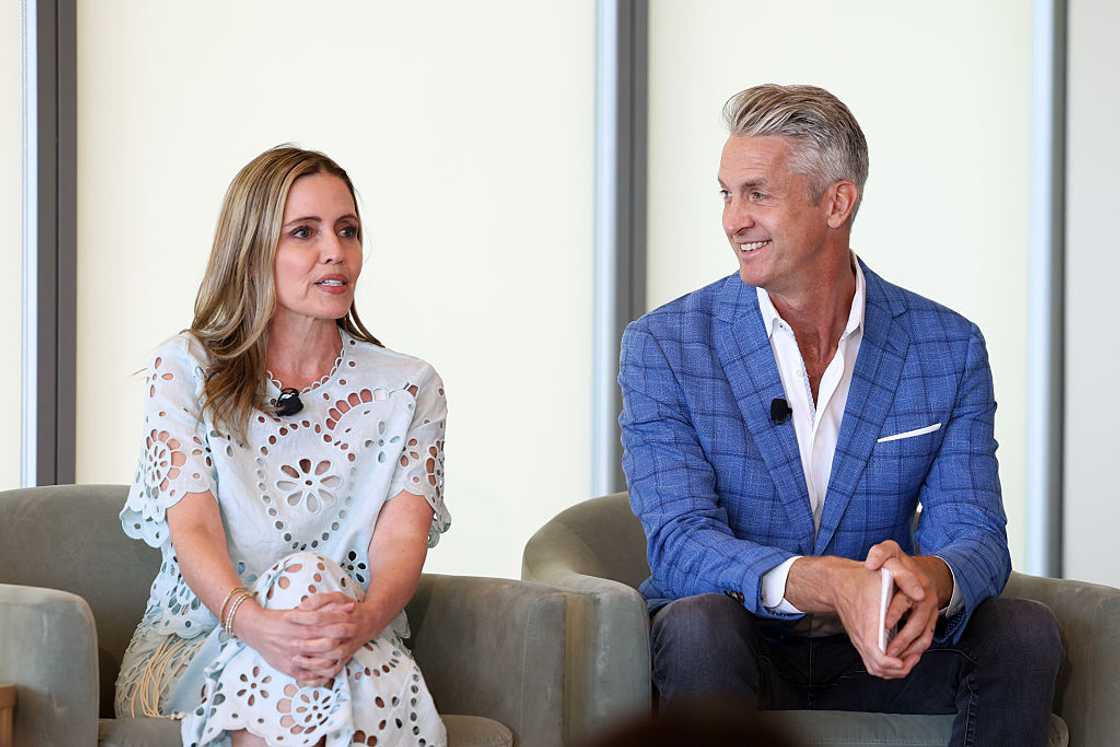 Kim Holderness and Penn Holderness speak at 1 Hotel West Hollywood