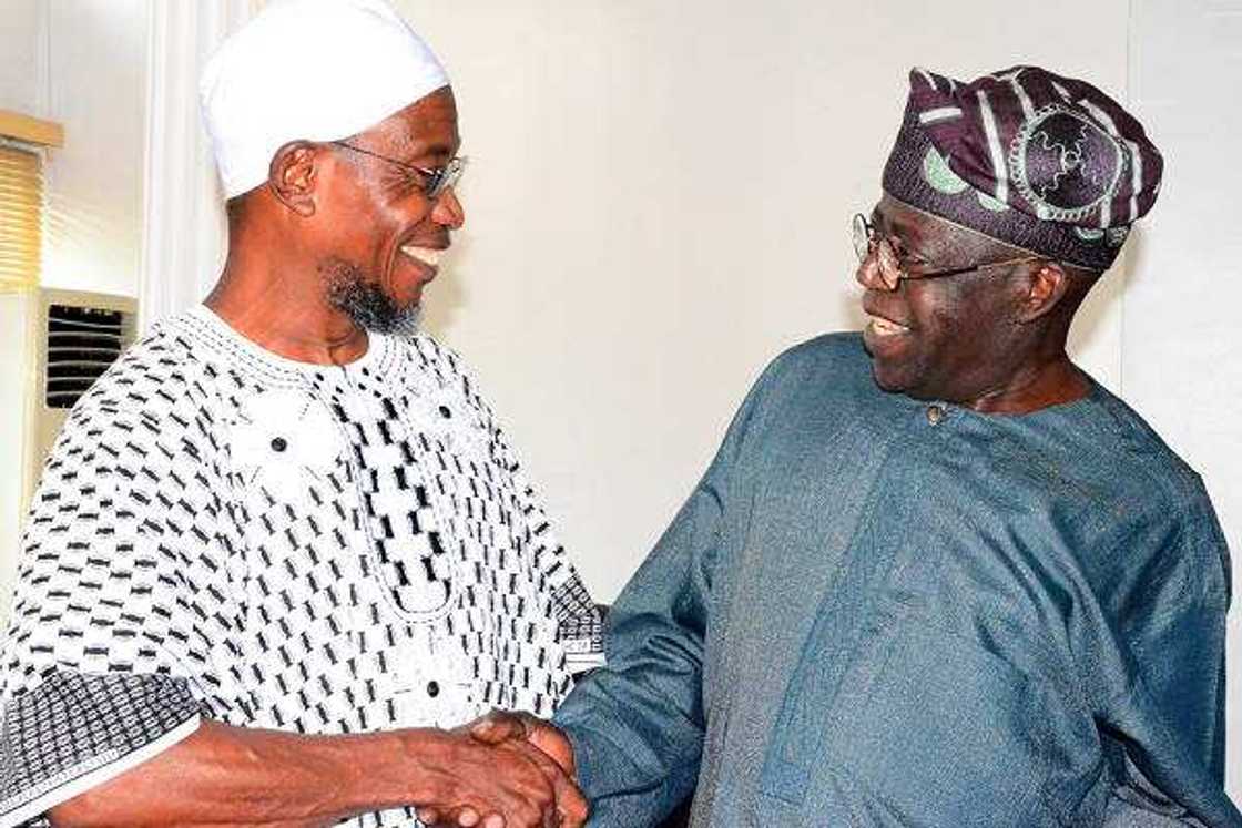 Bola Tinubu da Ministan Buhari Bola Tinubu da Ministan Buhari