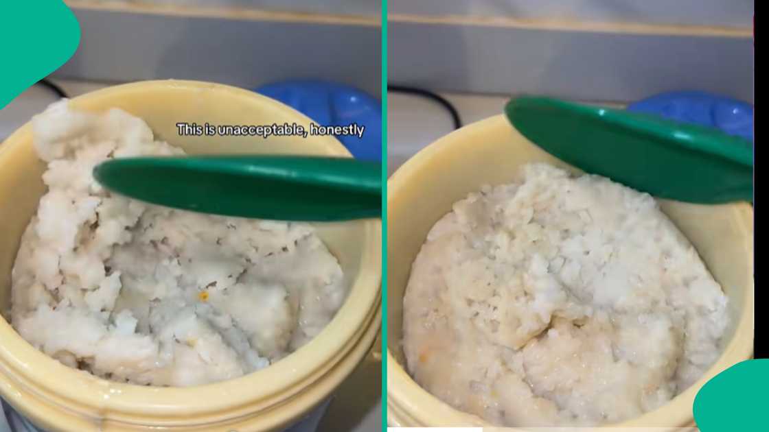 Lady shows food a private chef delivered to her. Lady shows food a private chef delivered to her.