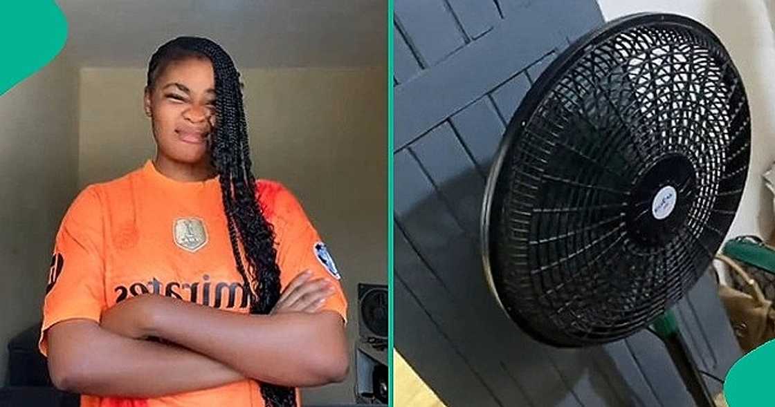 Fan makes strange noise in lady's room Fan makes strange noise in lady's room