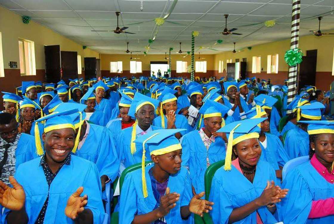 Graduands at Best Solution Polytechnic hall Graduands at Best Solution Polytechnic hall