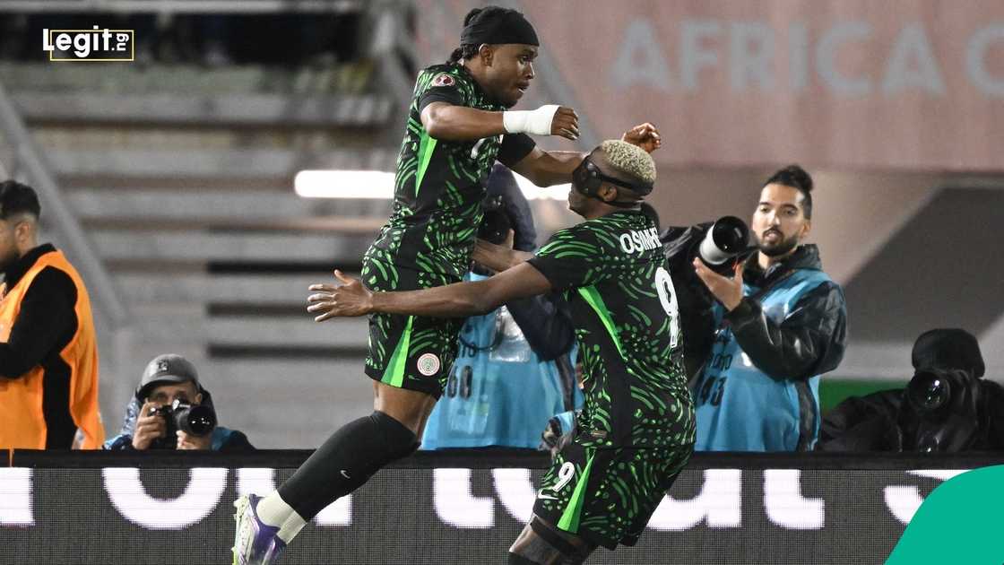 Victor Osimhen, Ademola Lookman, 2025 Africa Cup of Nations, Nigeria, Mozambique, Fes, Morocco.