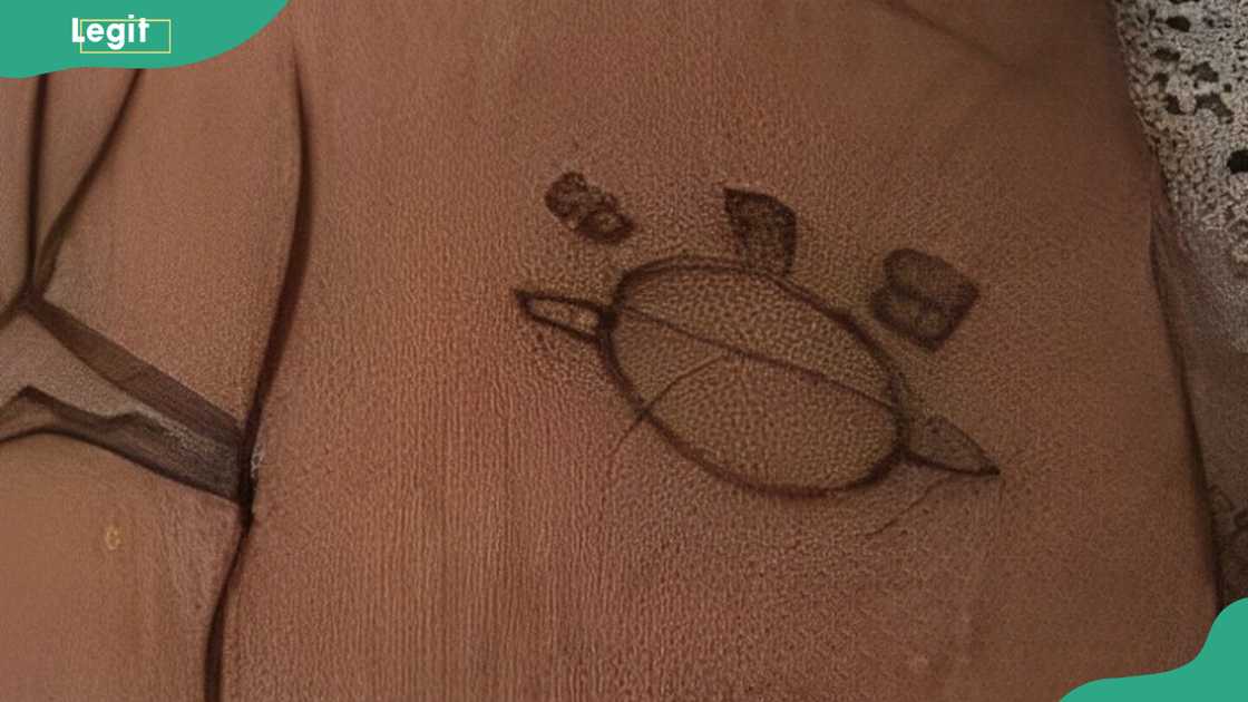 Bunny tattoos of a planet with three 'B's Bunny tattoos of a planet with three 'B's