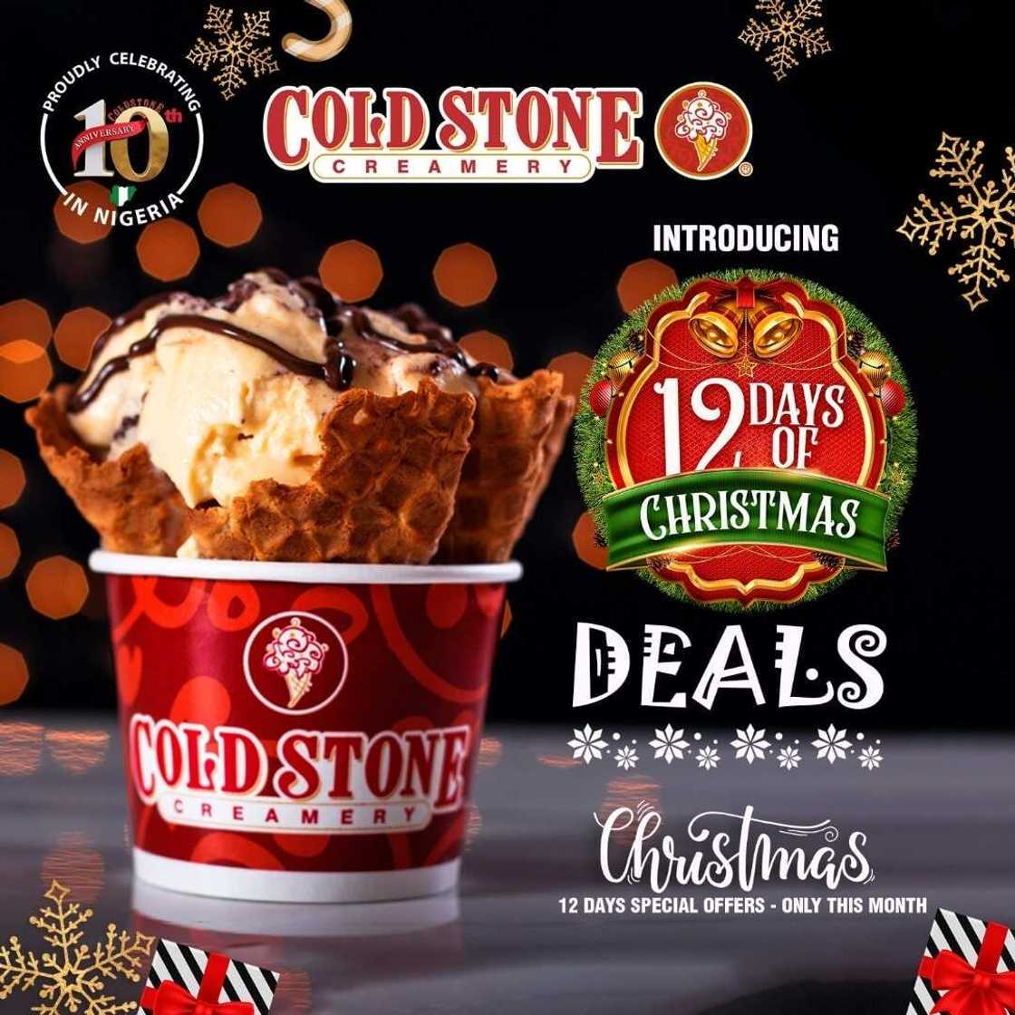 Enjoy Cold Stone’s 12 Days of Christmas and the New Lotus Cheesecake this December Enjoy Cold Stone’s 12 Days of Christmas and the New Lotus Cheesecake this December