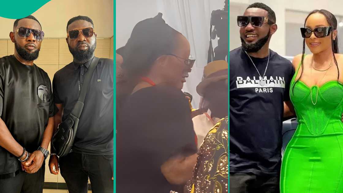 AY Makun attends Mabel's mum's burial. AY Makun attends Mabel's mum's burial.