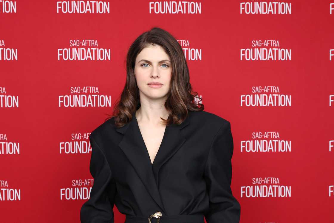 Alexandra Daddario attends SAG-AFTRA Foundation Conversations Presents "Couples Weekend" at The Meryl Streep Centre for Performing Artists